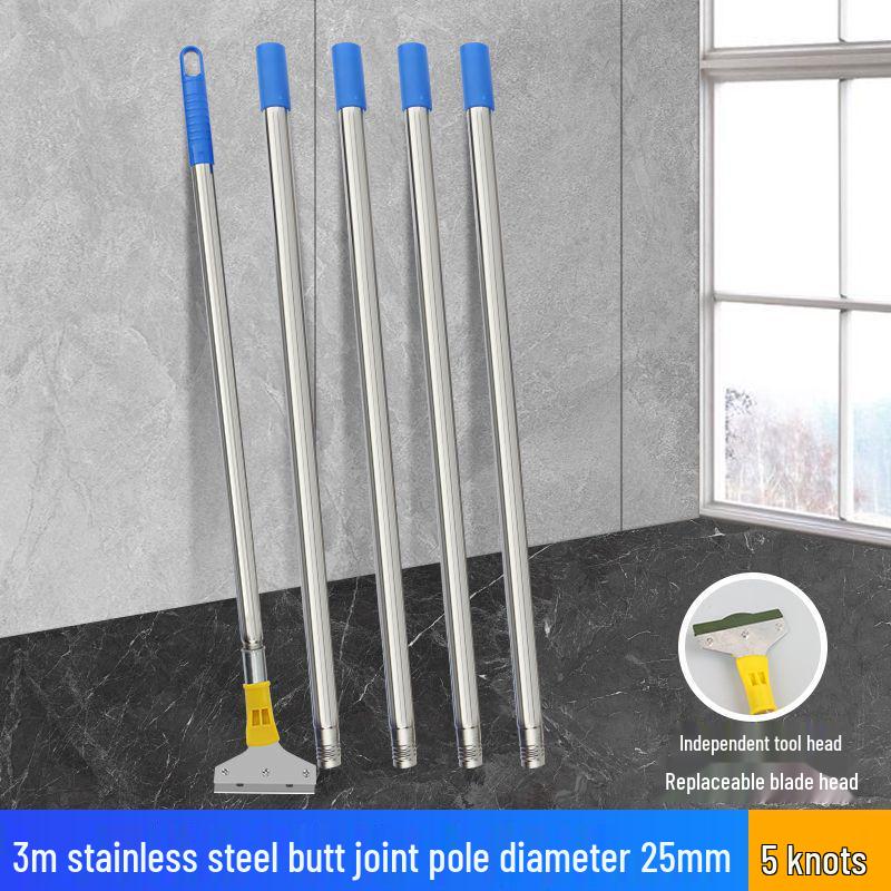Telescopic Long Handle Heavy Duty Scraper for Grout and Glue Removal