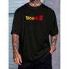 Dragon Ball Anime Son Goku Herr- och Dam Sommar T-shirt Harajuku Retro Kortärmad Lös Oversized Casual Bekväm Y2k Topp