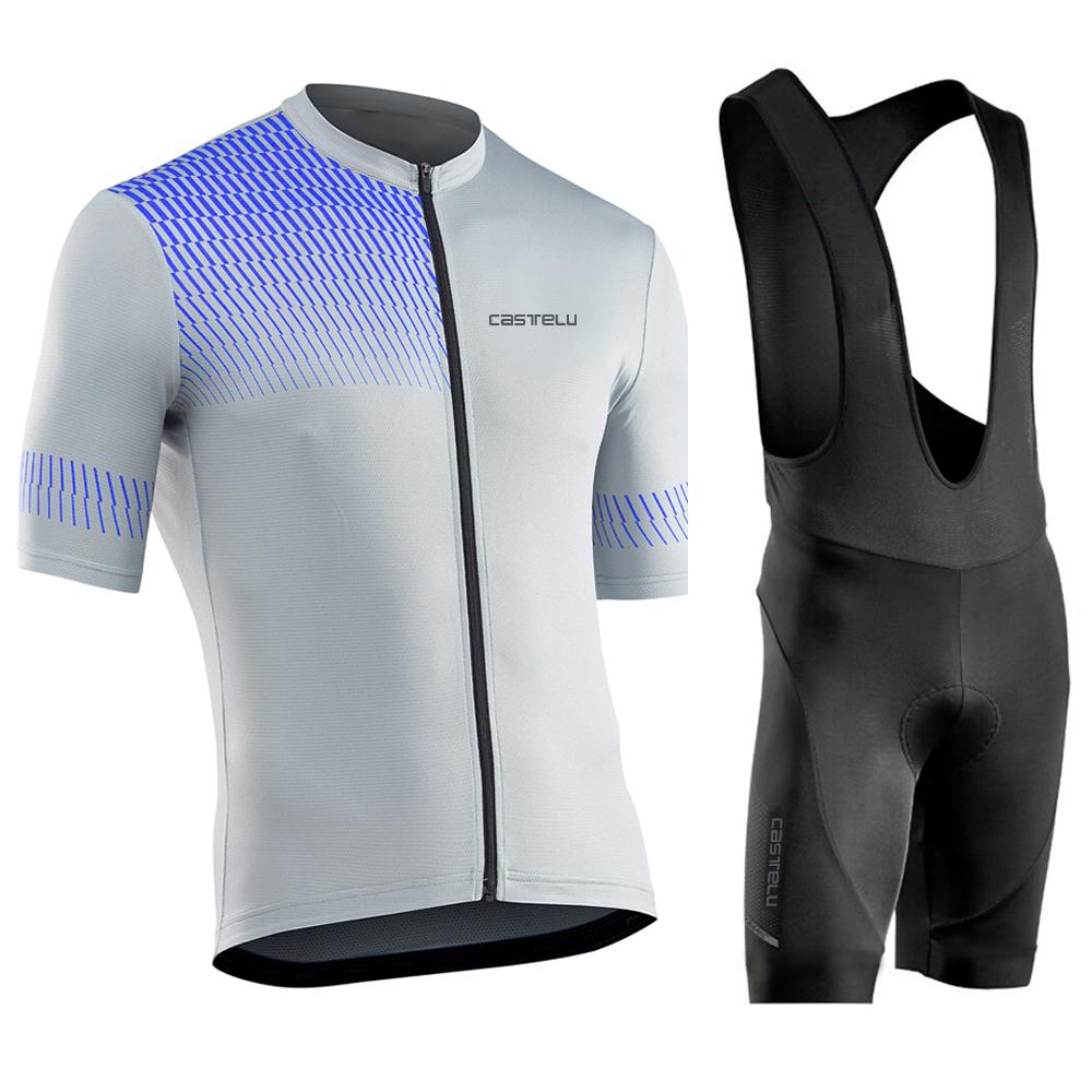 Men Breathable Bicycle Cycling Clothing Short Sleeve Mountain Bike Jersey Outdoor Sportswear Suit 2026 Summer Breathable Cycling Suit Set