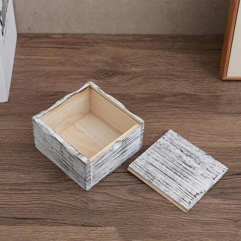 1Pcs Wood Jewelry Keepsake Organization Decorative Antique Watch Box Jewelry Storage Box Trinket Organizer For Charms