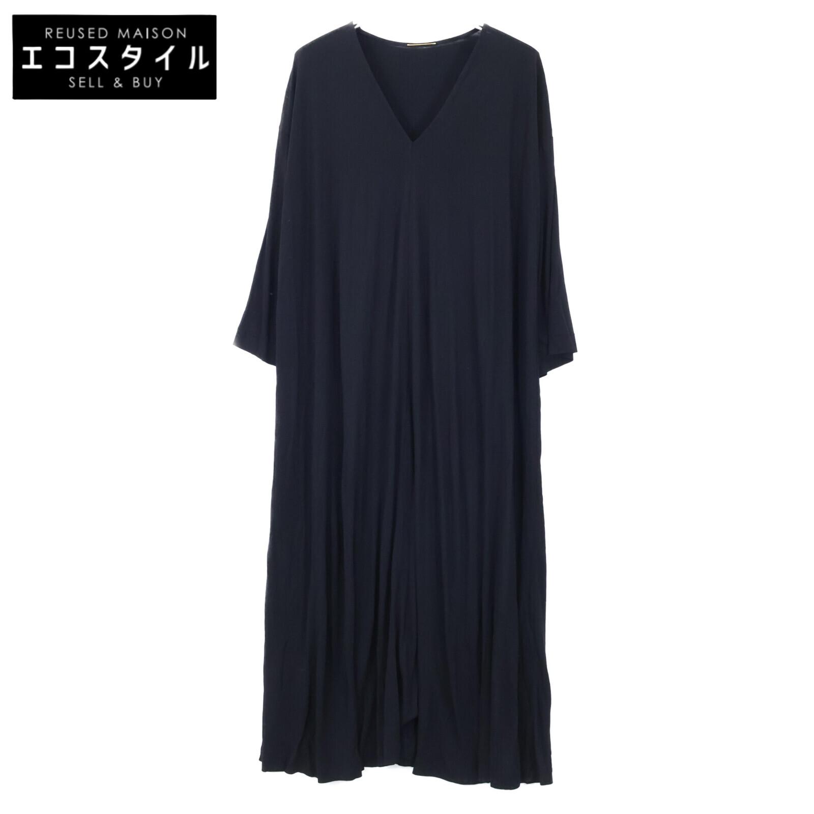 

Deuxieme Classe 23-040-500-7110 Snazzy Black Rayon Blend Dress One Piece dress Not written blackUsed