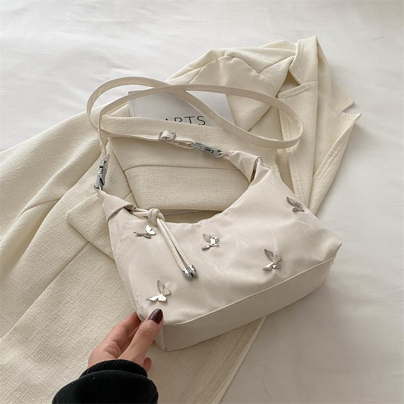French Personalized Niche One-shoulder Underarm Bag Crescent Bag Small Bag New Style Women's Casual and Beautiful Crossbody Bag