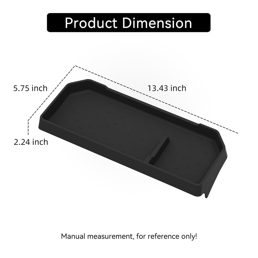 LUCKEASY for Kia Telluride 2027+ (2nd Gen) Car Dashboard Storage Tray Display Screen Rear Storage Box Silicone Car Accessories
