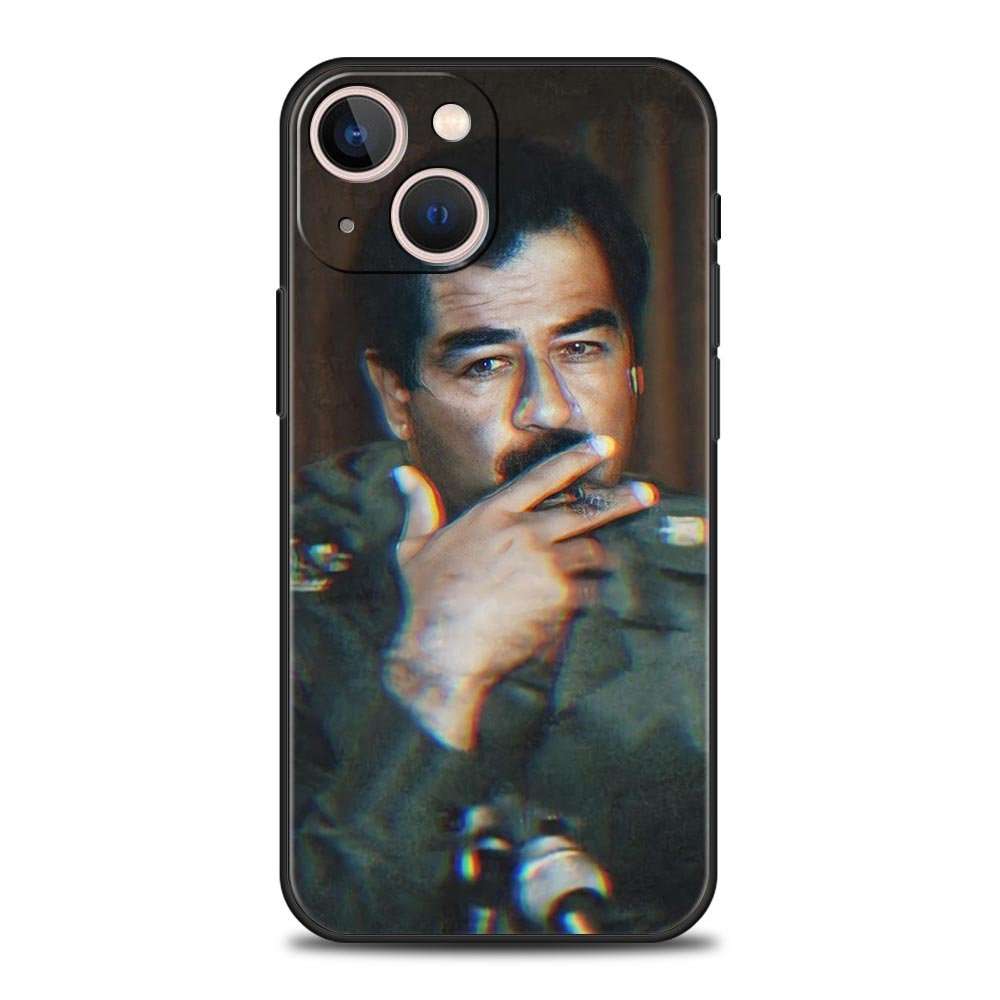 

Arabic Iraq Saddam Hussein Phone Case For iPhone 17 16 15 Pro Max 11 12 13 14 7 8 Plus SE 2020 X XR XS Cover Soft Black iPhone 13Pro Max