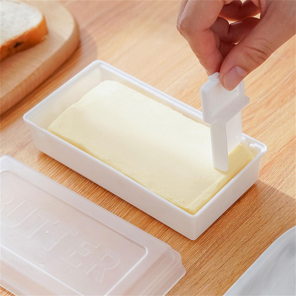 Butter Cut Organizer Cheese Storage Box Cheese Container Keeper With Cutter Tool Food Storage Cases Kitchen Supplies
