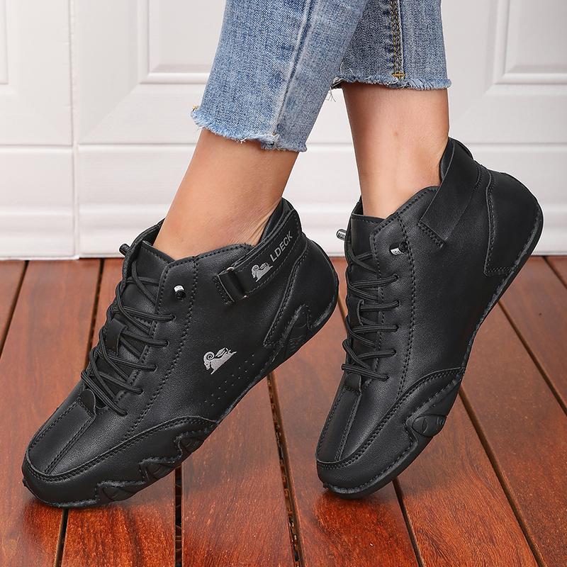 

Ретро Водонепроницаемые Женские Ботинки Летние Дышащие Удобные Нескользящие Резиновые Подошвы Гольф Повседневная Носка Ходьба Обувь для Отдыха 38 чёрный