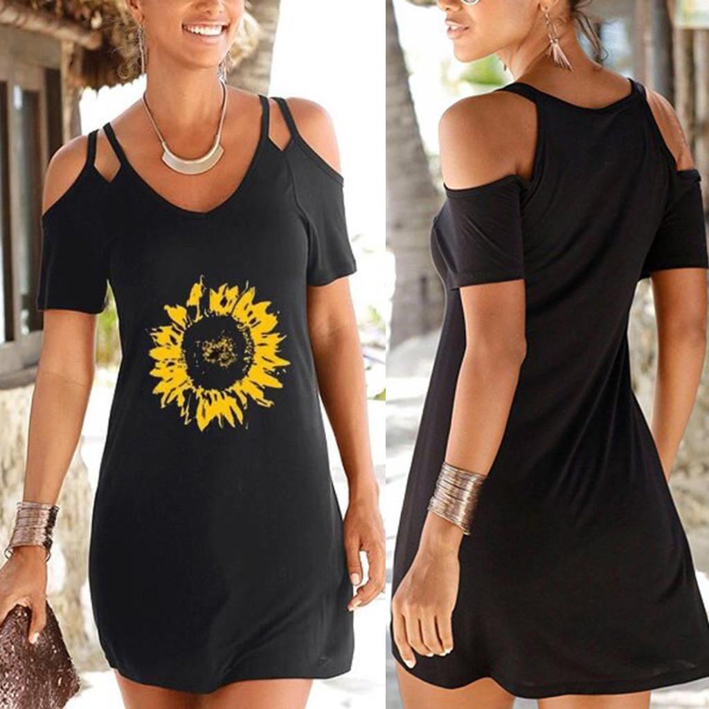 

Мода женщин Printin sleeveless Loungewear Swing Loose Comfy повседневное платье танк