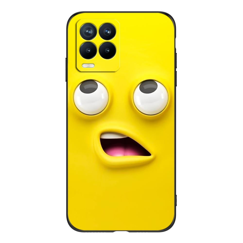 Für Realme 8 5G 4G Hülle Rückseitige Abdeckung Für Realme 8 Pro Hülle Für Realme 8i Hülle Für Realme8 Schwarze Tpu Hülle niedlich funy