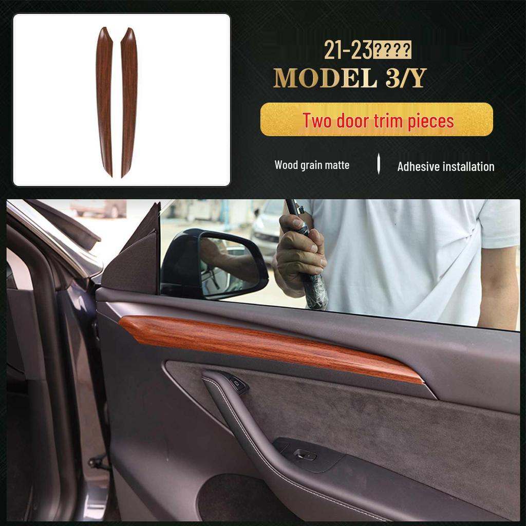 Carbon Fiber Interior for 2021-2023 Tesla Model 3/Y Steering Wheel & Console