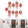 Zodiac Lunar New Year Pendant Elegant Tassel Hanging Decoration for Door Home Festive Decor 2026