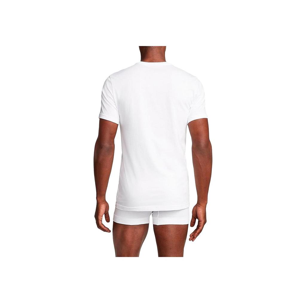 Nike Solid Color Casual Crew Neck Short Sleeve T-Shirt, Pack Of 2 Men Tops White KE1191-100