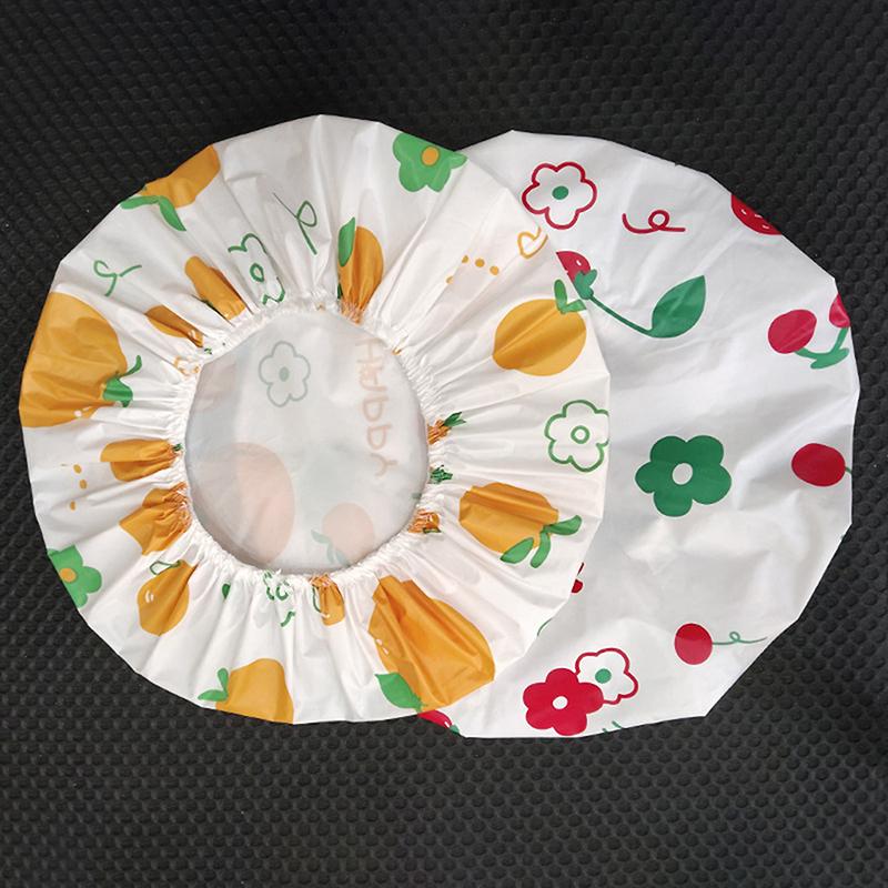 Reusable Shower Cap With Elastic Band Waterproof Thicken Bathing Hat For Women Perfect For Hair Salon And Home Use