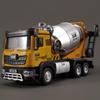 Steel Power Large Alloy Crane Toy - Children's Engineering Vehicle Crane & Mixer Truck Set