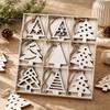 Wooden Christmas Hanging Ornament Rustic Unfinished Wood Blank