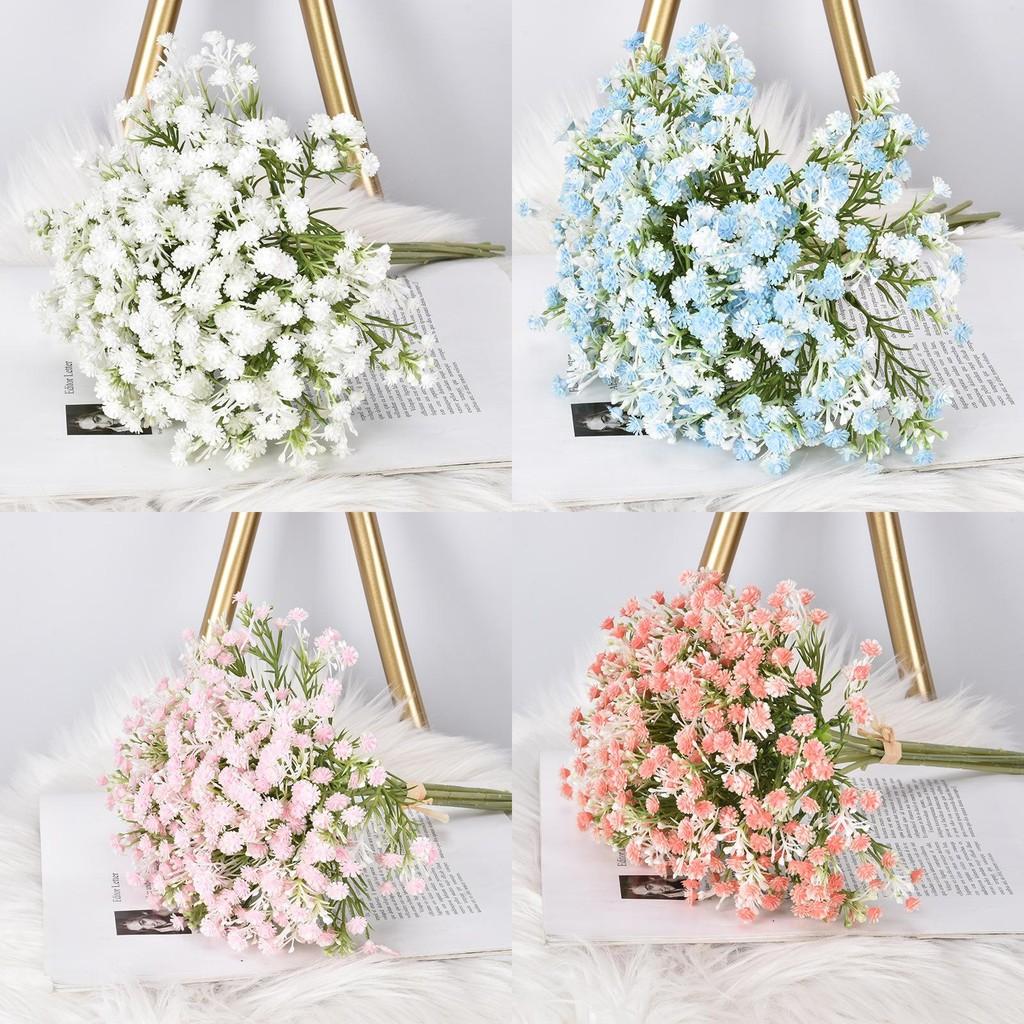 Starry Gypsophila Paniculata Wedding Handheld Bouquet With Soft Silicone For Photography Props