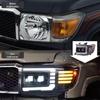 Toyota Land Cruiser LC76 Headlight Assembly: LED Daytime Running Lights & Flowing Turn Signals for LC71 Modification