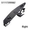 For BMW X3 For X4 Front Right Side Bumper Support Bracket 51117399982 Compatible with sDrive30i M40i and M/M Competition License Plate Covers Frames