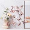 12pcs 3D Butterfly Wallpaper Self Adhesive Decal New Butterfly Wall Stickers  Festival Decoration