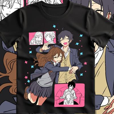2026 Summer Horimiya Cute Japanese Style Unisex Cotton Fashion Short Sleeve Comfortable Fashion Women and Unisex TShirt