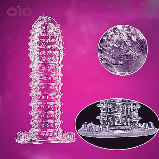 5 Pcs Men's Penis Covers Lengthen Delay Sex Products Finger Cock Ring Set Sex Toy