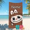 Customizable personalized beach towels Lububu themed designs.Suitable for the beach, yoga, sports;ideal as beach accessories