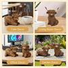 Creative Yak Resin Figurine Ornament for Home Decoration