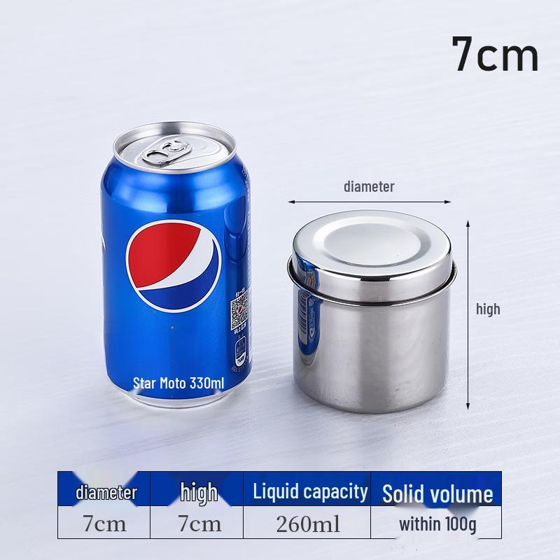 Stainless Steel Food Sample Container Set