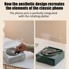 Bluetooth 5.0 Vintage Vinyl Record Speaker Stereo Sound Desktop Alarm Clock Speaker  Vintage Style
