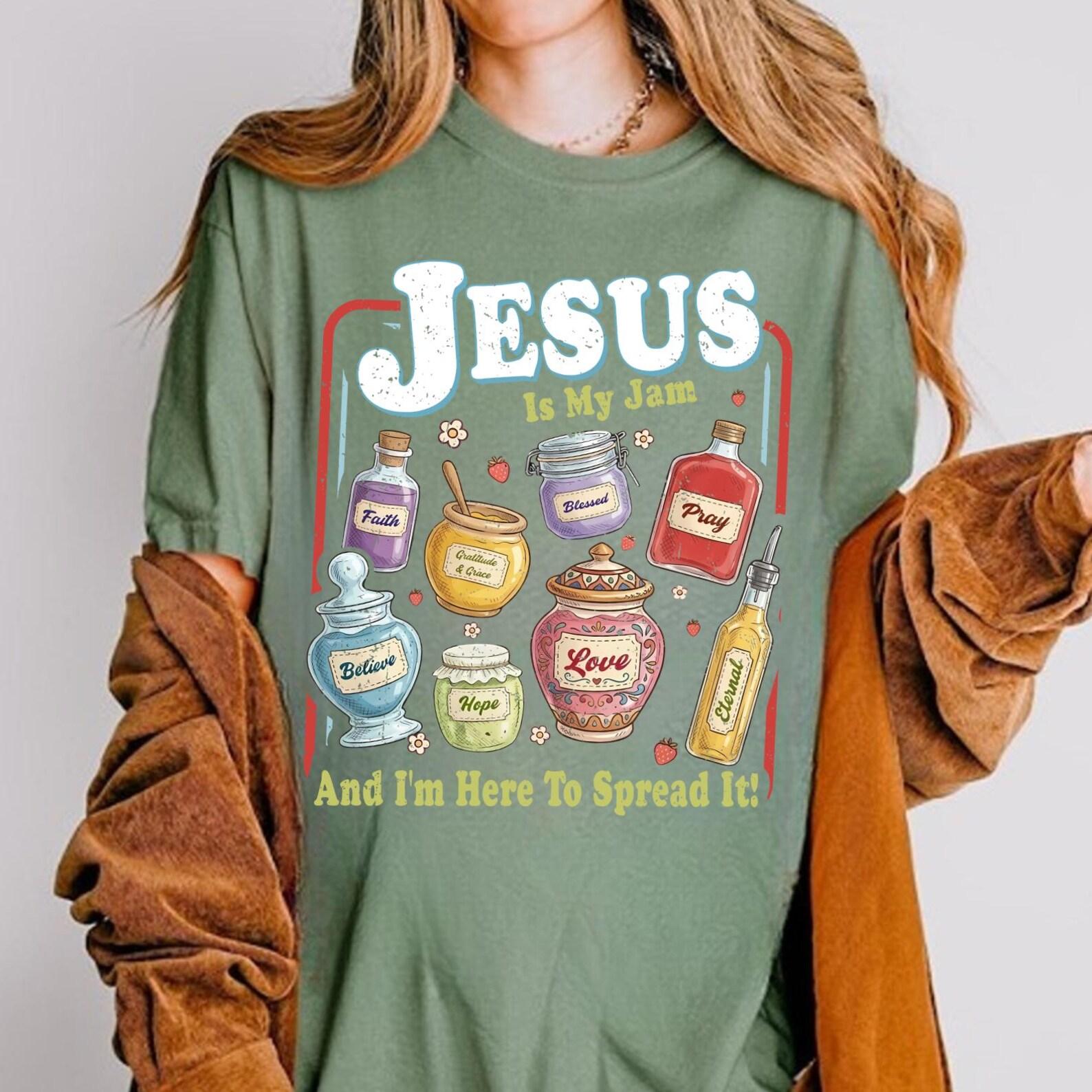Jesus Is My Jam Shirt, Funny Christian Spread It Tee, Christian Women TShirt, Faith Based Tee, Jesus Christ Tee, Gift For Christian L