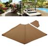 Outdoor Patio Umbrella Replacement Canopy Polyester Sunproof Waterproof Market Table Umbrella Top for 8 Ribs