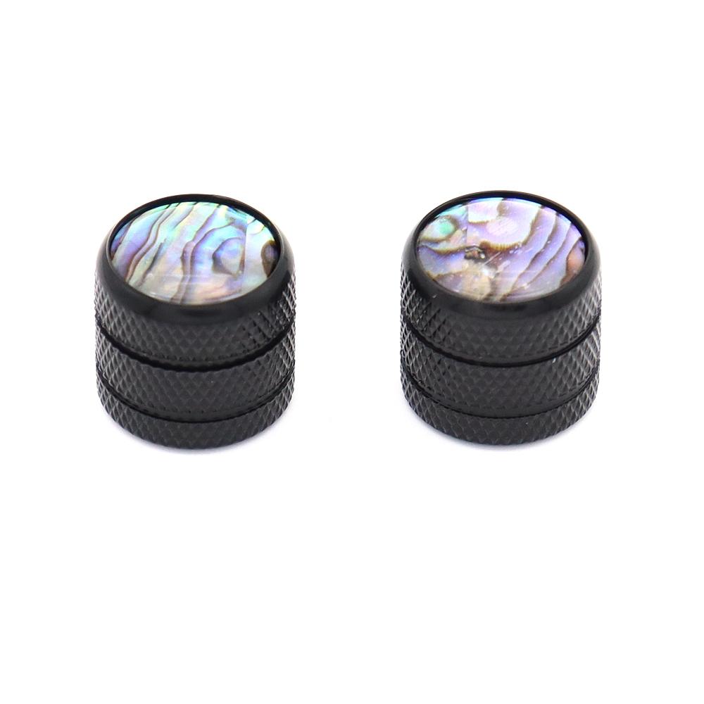 

2pcs/4pcs Metal Shell with Inlaid Shell Guitar Dome Knobs or Bass Knob for TL Guitar