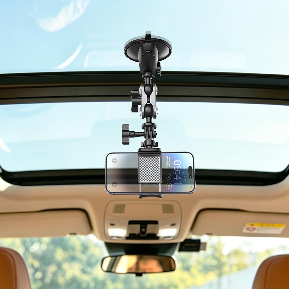 Suction Cup Car Phone Holder for Navigation & Live Streaming