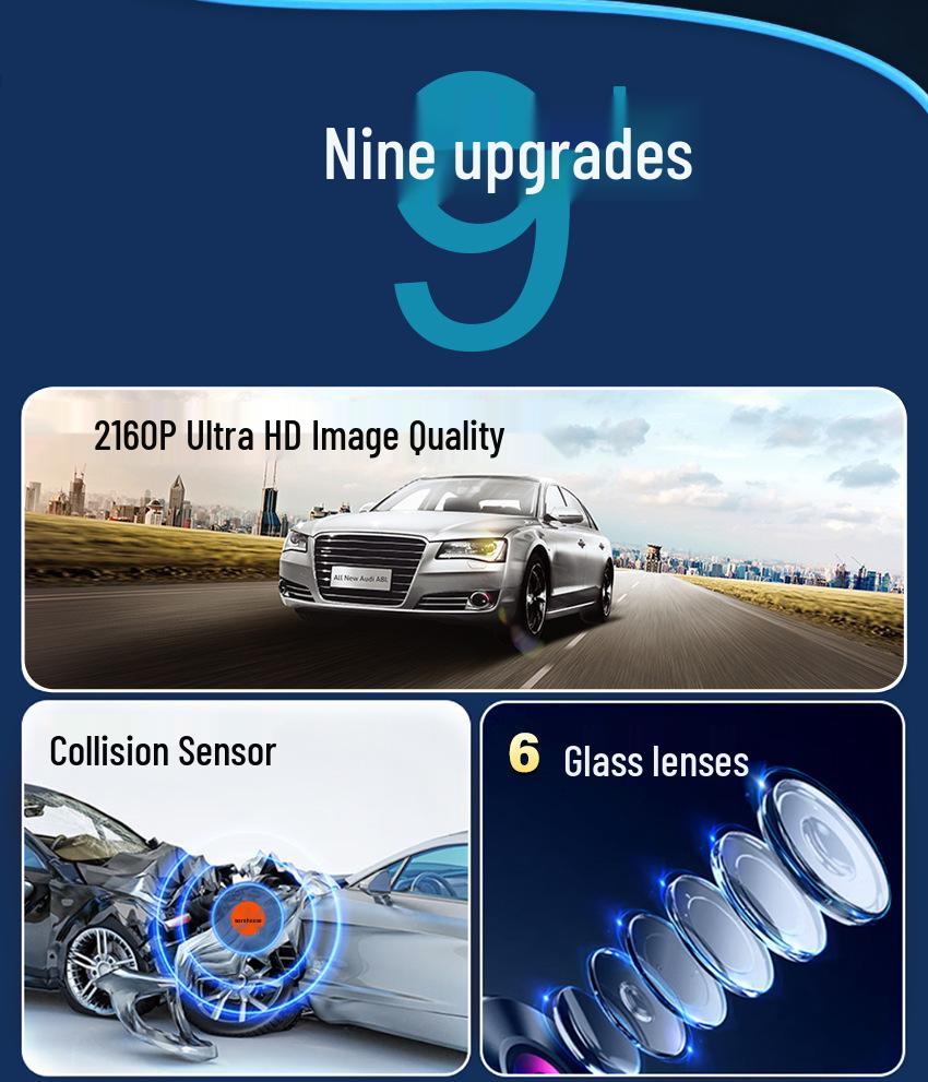 HD Dash Cam for Mercedes-Benz A, C, E-Class, GLA, GLC260L, C200L, E300L