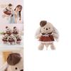 Plush Rabbit Toy For Kids Soft Animal Plush Pillow Gift With Dress And Hat Decoration