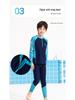Boys' Long Sleeve Two-Piece Swimsuit with Sun Protection, 2025 New Collection