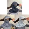 Cappello da Sole con Coulisse per Donna, Maschera Facciale con Protezione UV Estiva