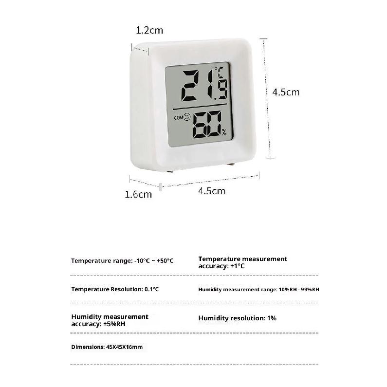 Mini thermomètre d'intérieur LCD numérique, hygromètre de température ambiante, capteur d'humidité, thermomètre d'intérieur