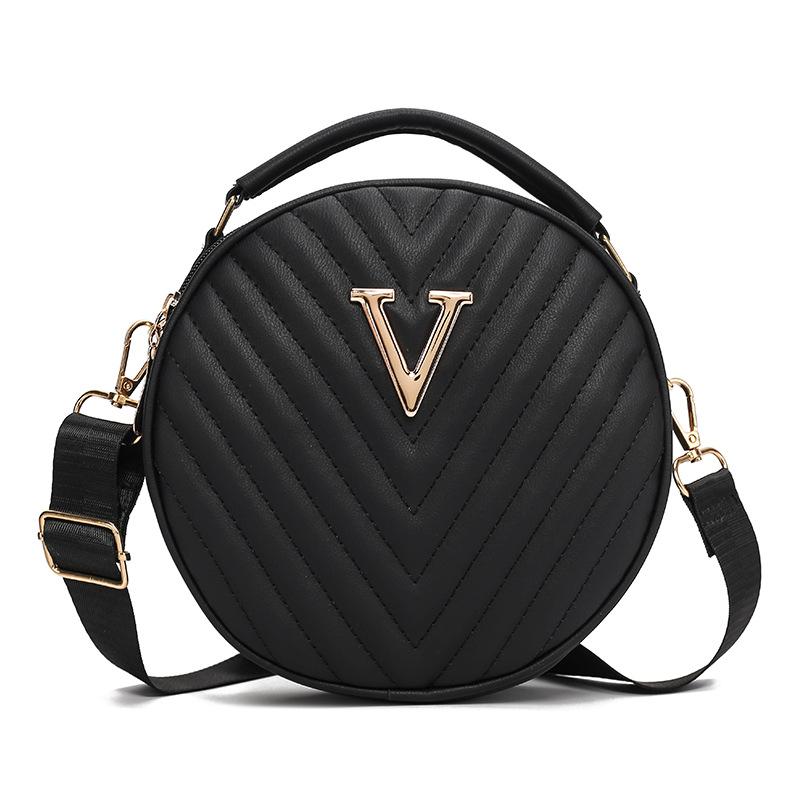 New European and American Large Capacity Women's Bag Simple and Fashionable One Shoulder Crossbody Multi Layer Bag