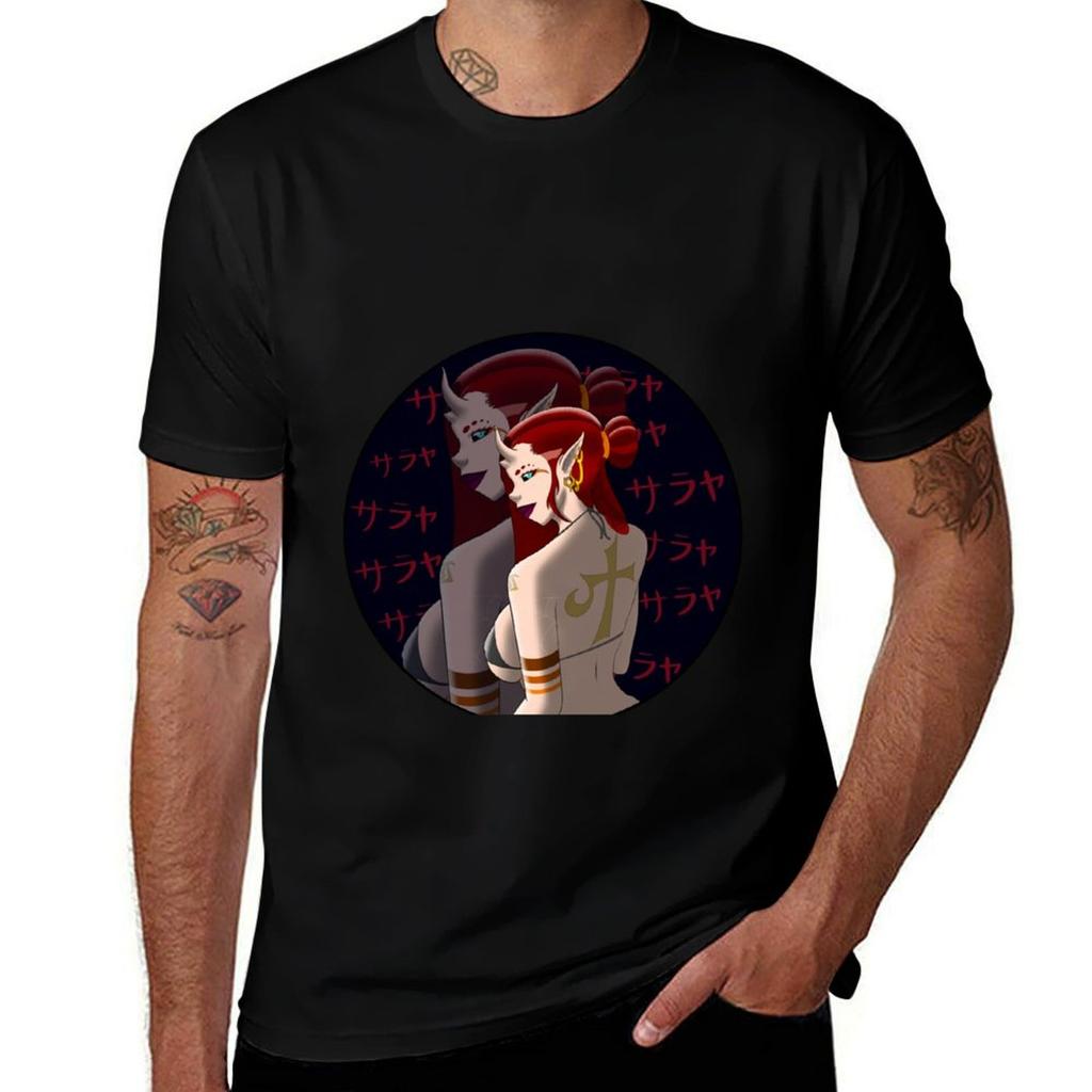 Saraya (Red V2) Tshirt Anime T Shirts For Unisex T Shirts For Unisex Cotton Soft Funny T Shirts Cotton Tshirt