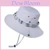 Mens Sun Protection Fisherman Hat With Large Brim And Breathable Nylon For Outdoor Activities