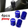 4pcs Car Wheel Tire Valve Caps Tyre Stem Covers Airdust Waterproof For Jimny Jb23 Jb64 Jb43 Jb74 Jb53 Jb32