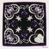 No X Anna Sui Towel Aqua X Bear [Oshi Ko] Handkerchief, (Green), Approx. 25cm, 000756-0001-02