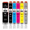 Yingmeijia Compatible PGI-850/CLI-851 Ink Cartridge Set
