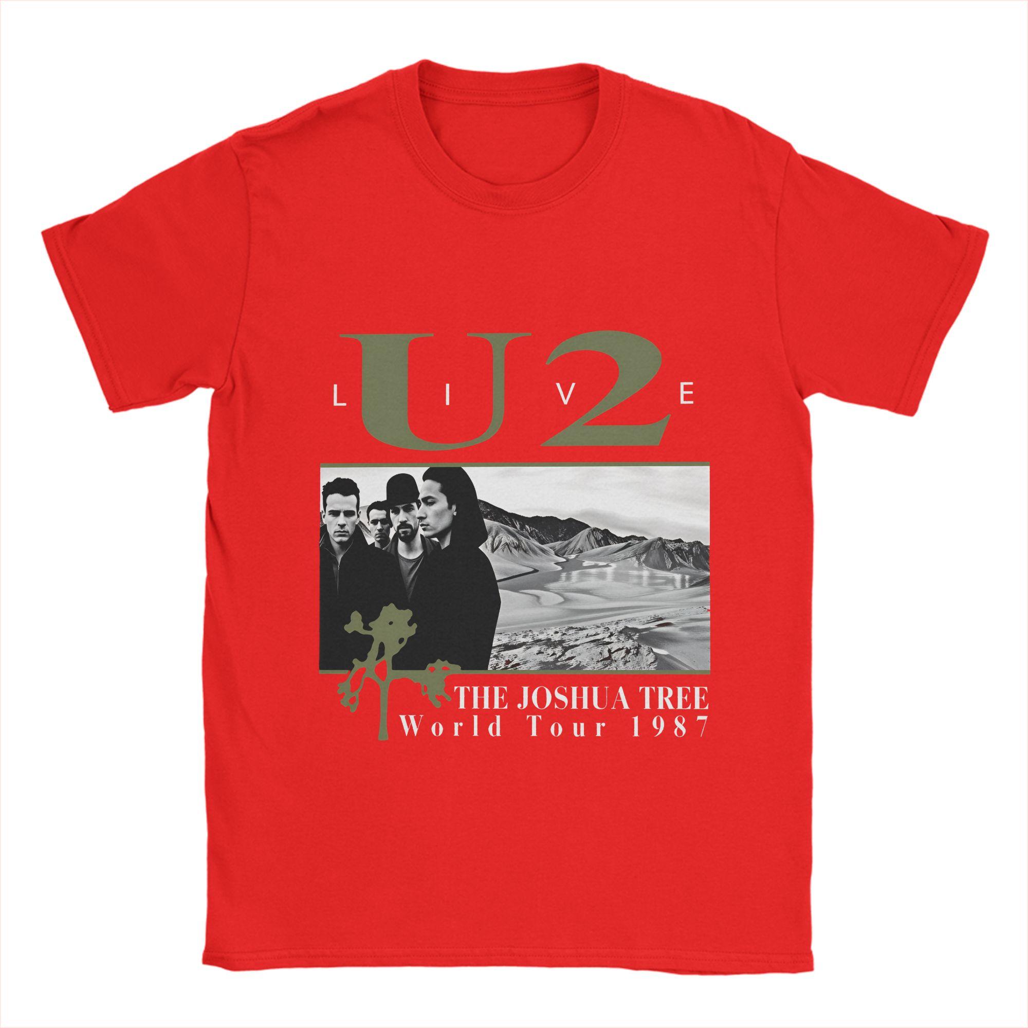 

Mens U2 Rock Band T Shirt Cotton Clothing Funny Short Sleeve Crew Neck Tee Shirt Gift Idea TShirt S