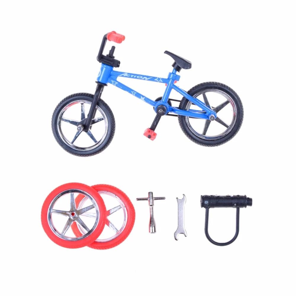 Gift for Kids Plastic Boy Toys Zinc Zinc Alloy Model Toys Finger BMX Finger Bicycle Mini Bike Spare Tire