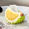 Durian Tissue Box, Living Room Storage Box, Light Luxury Creative Dining Table Paper Napkin Box
