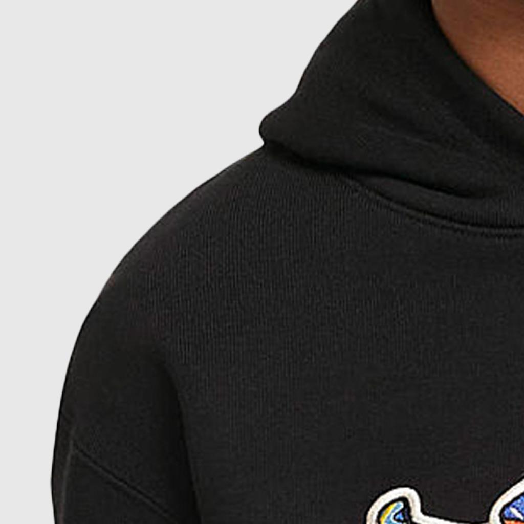 Jordan Logo Print Hoodie Kids Tops Black DJ5659-010