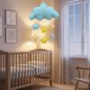 Nordic Style Cloud Hanging Decor 3D Rainbow Cloud Garland Garland String Cloud Pendant  Home Decor