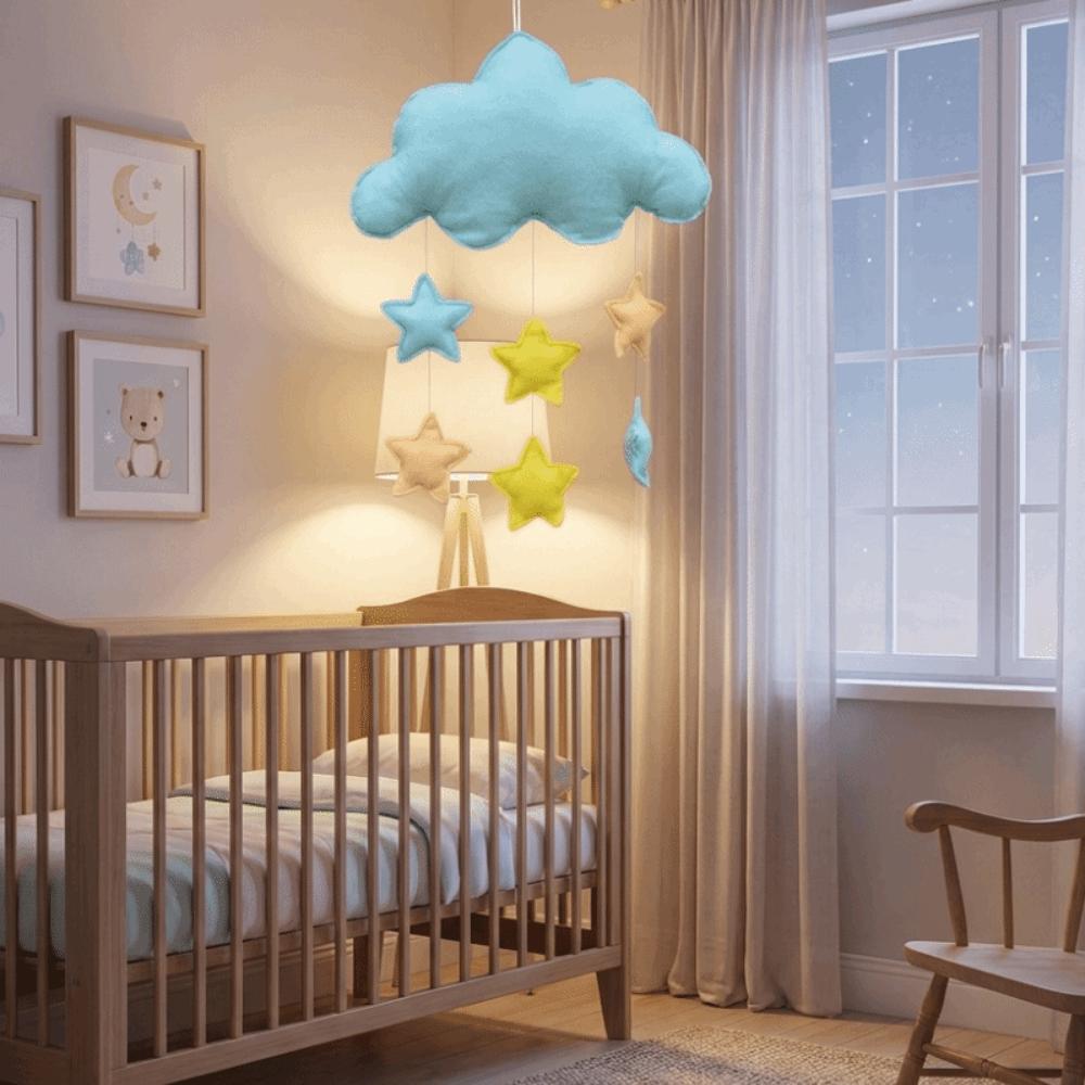 Nordic Style Cloud Hanging Decor 3D Rainbow Cloud Garland Garland String Cloud Pendant  Home Decor