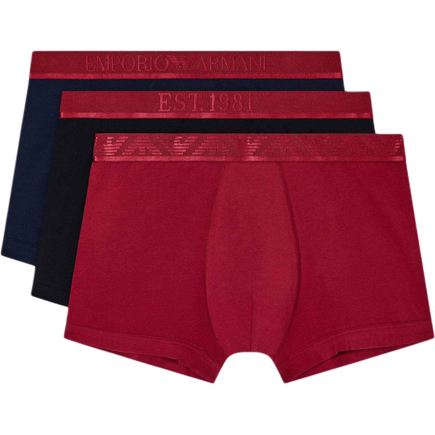 

Emporio Armani Logo Elastic Knitted Fabric Underwear Three-Pack Men underwear EM000259-AF10780-M5058 M